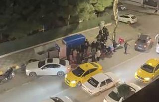 Otomobille çarpışan motosikletin sürücüsü yaralandı