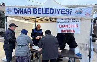 Pazarcı esnafına çorba ikramı