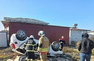 Samandağ’da takla atan otomobilin sürücüsü...