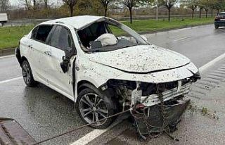 Samsun’da otomobil takla attı: 3 yaralı