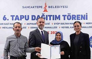 Sancaktepe’de tapu sevinci