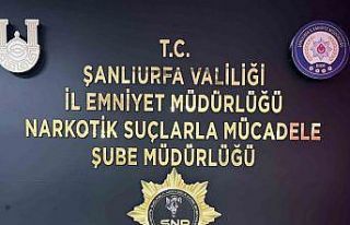 Şanlıurfa’da 2 kilo 150 gram uyuşturucu ele geçirildi