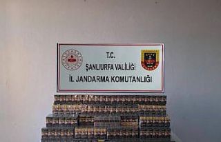 Şanlıurfa’da 6 bin 820 paket kaçak sigara ele...
