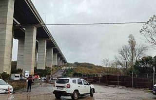 Sarıyer’de Kilyos tüneli inşaatında yağış...