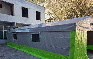 Sazlı Mahallesi’ne hayırsever desteği ile taziye...