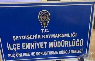 Seydişehir’de polis şüpheli araçtan 4 ruhsatsız...