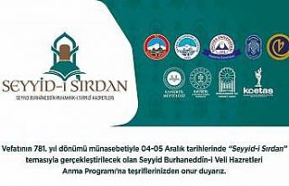 Seyyid Burhaneddin, vefatının 781. yıldönümünde...