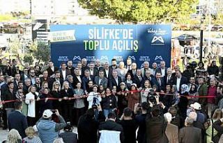 Silifke’de 3 projenin toplu açılışı yapıldı