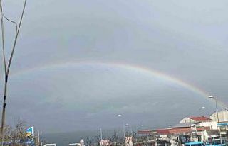 Sinop’ta gökkuşağı manzarası