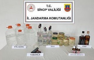 Sinop’ta kaçak alkol operasyonu: 3 gözaltı