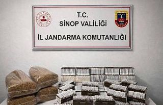 Sinop’ta kaçak tütün operasyonu: 20 kilo tütün,...