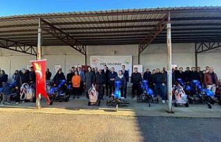 Sinop’ta üreticiye yüzde 100 hibeli makine desteği