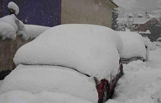 Şırnak’ta araçlar kar altında kayboldu