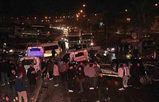 Şırnak’ta freni boşalan vinç 6 araca çarptı:...