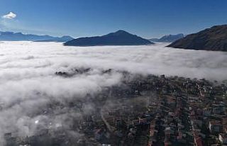 Sis kartpostallık görüntüler oluşturdu