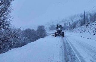 Sivas’ta kar etkili oldu, 136 yerleşim yerinin...