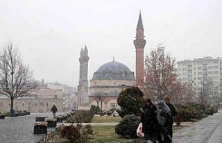 Sivas’ta kar yağışı etkili oldu, kartpostallık...