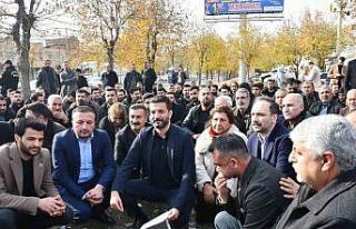 Siverek’te yürek burkan protesto: Eşimin acısı...