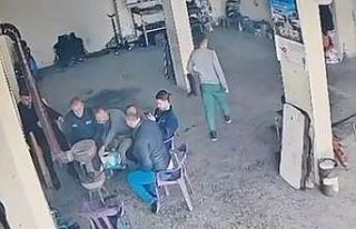 Sobaya dökülen mazot bomba gibi patladı, çırak...