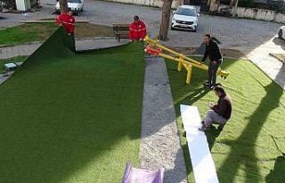 Söke Belediyesi’nin parklarda yenileme atağı...