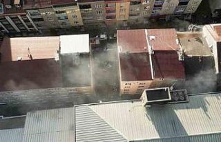 Sultangazi tekstil atölyesinde yangın
