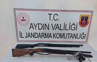 Sultanhisar’da silah operasyonu