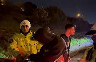 Sürücü değişikliği polisin gözünden kaçmadı