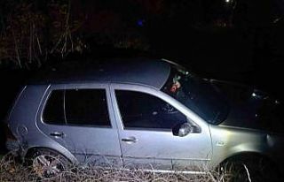 Susurluk’ta otomobil şarampole uçtu: 1 yaralı