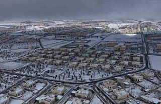 Tarihi Hasankeyf’te kar manzaraları