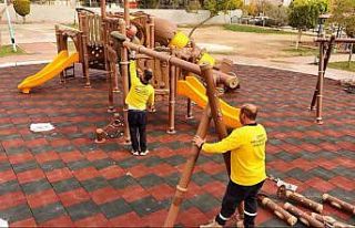 Tarsus’ta Gaspıralı Parkı modern bir görünüme...