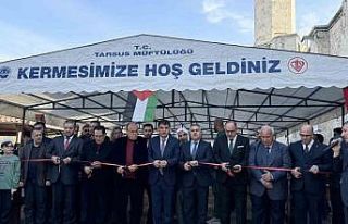 Tarsus’ta Gazze’ye destek amaçlı hayır çarşısı...