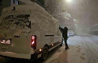 Tatvan’da kar yağışı hayatı olumsuz etkiledi:...
