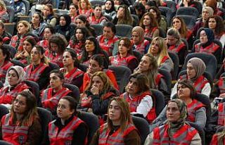 Tekirdağ’da kadın polisler "Kadın Yasal...