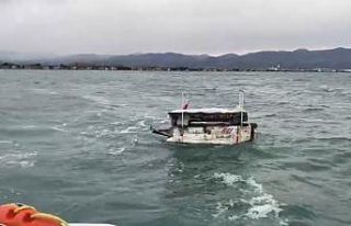 Tekkeköy açıklarında sürüklenen tekne kurtarıldı