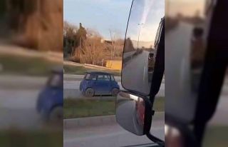 Ters istikamette canını hiçe sayarak ilerlediği...