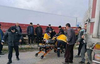 Tırın bir başka tıra arakadan çarptığı kazada...