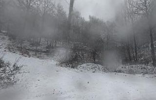 Tokat’ta kesimlerinde kar yağışı etkili oldu