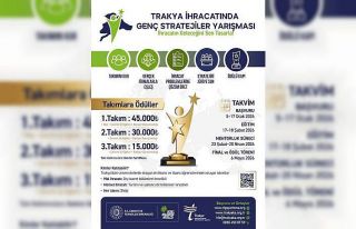 Trakya İhracatında genç stratejiler yarışması...