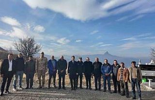 Tuzluca Kaymakamı Abdüllatif Yılmaz Hadımlı köyünde...