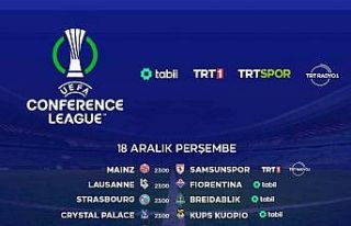 UEFA Konferans Ligi maçları TRT ve tabii’de