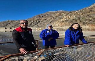 Uludere’de alabalık üretim tesislerine denetim