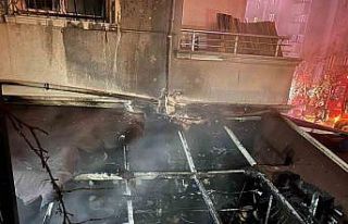 Ümraniye’de dükkan alevlere teslim oldu