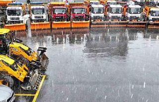 Ümraniye’de kar timleri teyakkuzda