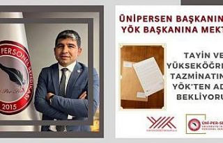 ÜNİPERSEN Başkanı Güzel’den YÖK’e mektup