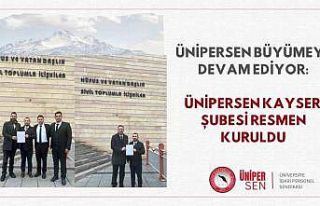 ÜNİPERSEN Kayseri Şubesi kuruldu