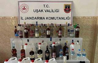 Uşak’ta yılbaşı öncesi jandarma içki kaçakçılarına...