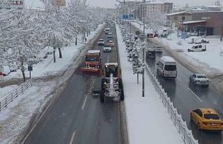 Van’da kar yağışı hayatı olumsuz etkiliyor