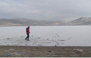 Van’da Sibirya soğukları: Sıhke Göleti’nin...