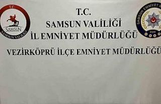 Vezirköprü’de uyuşturucu operasyonunda 3 gözaltı