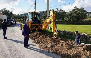 Yatağan Bencik Mahallesi’ndeki içme suyu hattı...